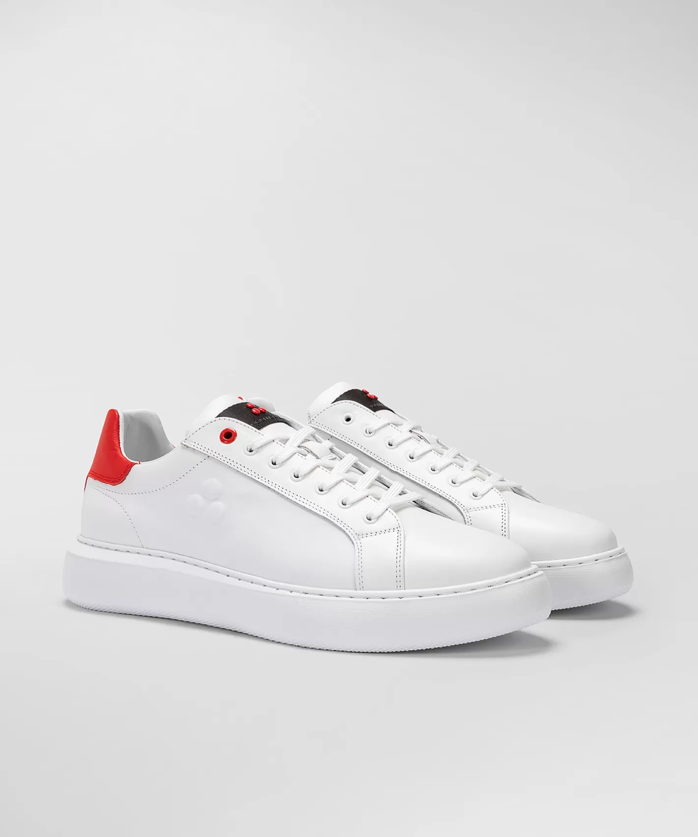 Peuterey Sneaker-Helica 02 Weiss - Intensiv Rot