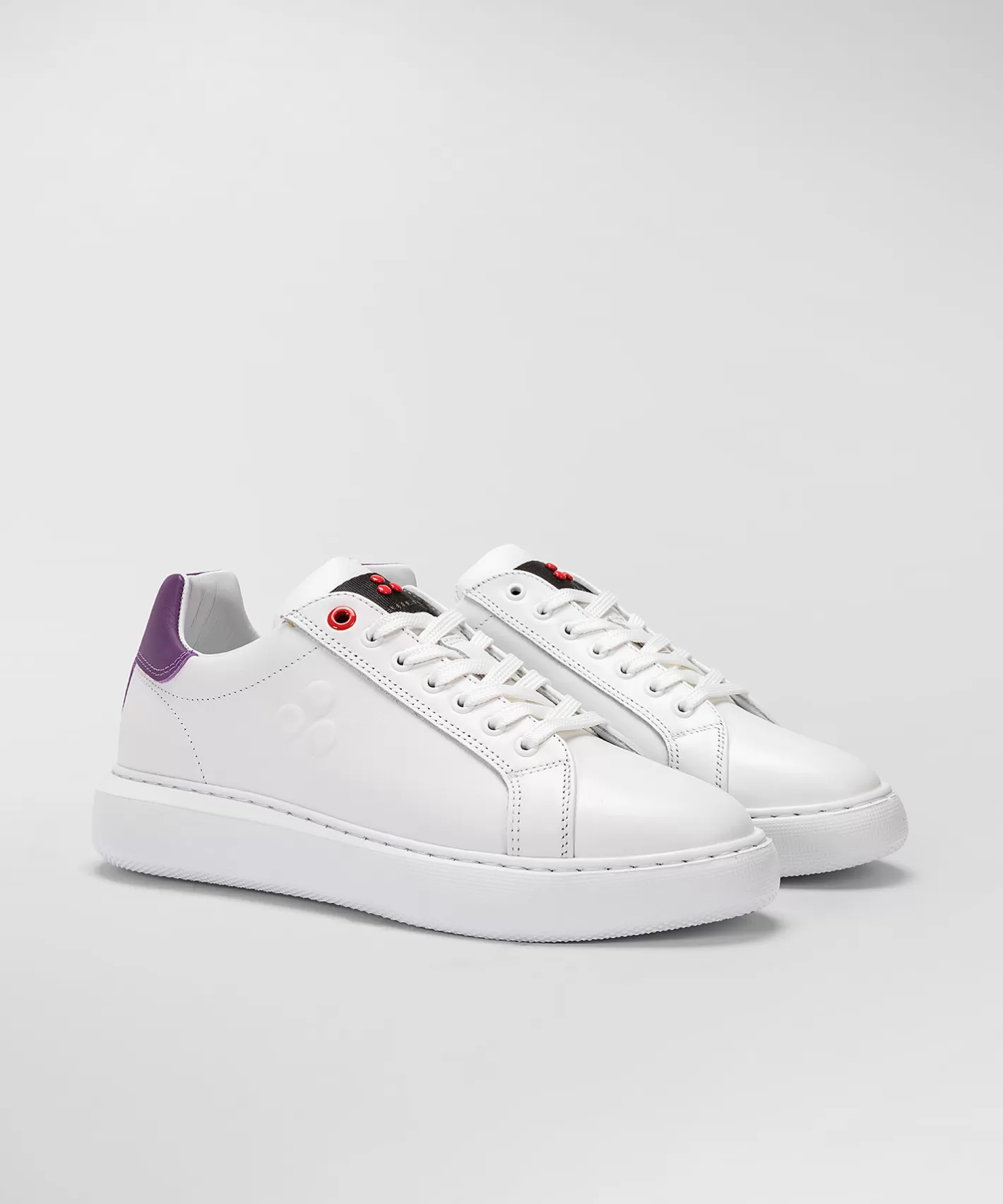 Peuterey Sneaker-Packard 02 Weiss - Purple Florence